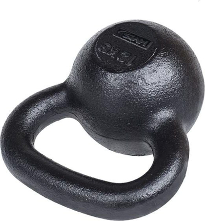 Kettlebell HMS KZG12, 12 kg, hekuri, gri