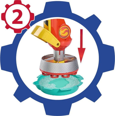Lodër me flluska Simba Fireman Sam Bubble Cannon, 21cm, 120ml, e kuqe