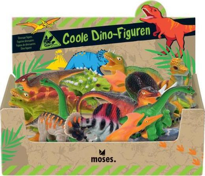 Figurina dinosauri Moses Dinosaur Figures MIX, set lojnash, shumëngjyrësh