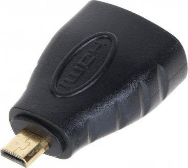 Adapter HDMI micro në HDMI, i vogël, i zi