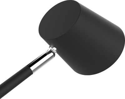Llambë tavoline UNILUX VICKY, LED, me port USB, dru ahu dhe e zezë