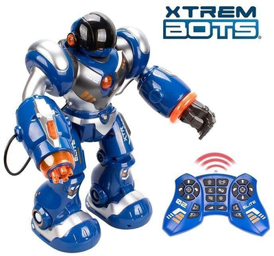 Робот играчка Xtrem Bots Elite Trooper, со далечински управувач, програмабилен, бел
