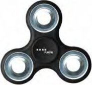 Fidget spinner Plantin Ultron 229887, plastikë, i zi metalik