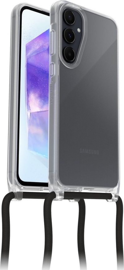 Mbrojtëse telefoni OtterBox React Necklace, për Samsung Galaxy A55, transparente