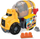 Kamion lodër betoni Mega Bloks Cat Cement Mixer, me kuba ndërtimi, për kalamaj 1–5 vjeç, i verdhë