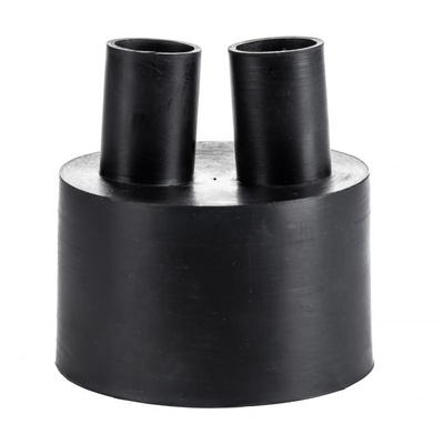 Kapak gome Heatpex End Cap Duo pipe 090/2, për tuba dyshe, i zi