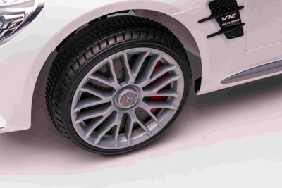 Makina elektrike për kalamaj Mercedes Benz AMG SL65 S, 2 motorë, deri 30 kg, e bardhë