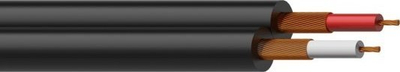 Kabllo sinjali Sommer Cable SIG48, 2 përçues bakri, PVC, e zezë