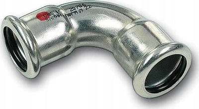 Bërryl presimi Sanha SANHA Therm 90°, 2M, 54 mm, i galvanizuar