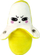 Lodër pelushi Leantoys Banana, muzikore, 22cm, e verdhë