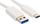Kabllo Sandberg (136-15), USB-C - USB-A, 1m, e bardhë 