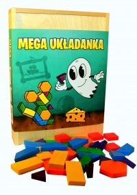 Образователна сложувалка Buu Mega Puzzle, шарена, за деца