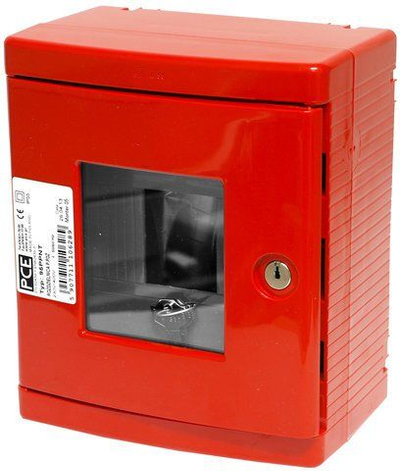Panel elektrik sipërfaqe kundra zjarrit Noark 95PPNT, 5 module, IP55, gri