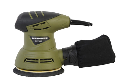Lëmues orbitale Heinner, 240W, disk 125mm, i kuq