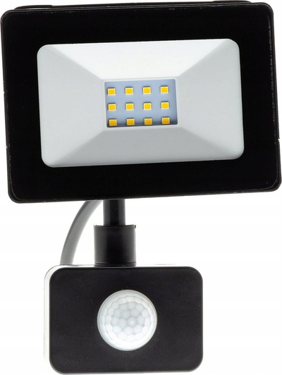 Prozhektor LED Retlux RSL 246, 10W, sensor lëvizjeje PIR, i zi
