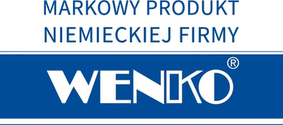 Shportë kapësesh rrobash Wenko 3716010100, 30 kapëse, plastike, blu