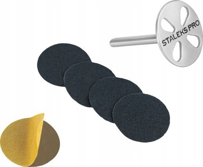Disk pedikyr Staleks Pododisc Expert M, profesional, metalik, ngjyrë argjendi