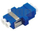 Adapter fibër optike LC/PC SM Duplex 7048 1 019-00-ISP, blu