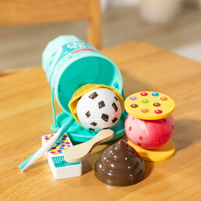 Set lodër akullore Melissa &amp; Doug Play to Go, 11 pjesë, mbi 3 vjeç, shumëngjyrësh