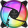 Ventilator kompjuteri ARGB Reverse Fan, 120mm, ndriçim adresues RGB, i zi