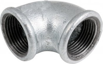Llak galvanizuar këndor Hydroland, 3/4", për ujë dhe ngrohje, argjend