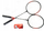Set badminton për kalamoj, 2 raketa alumini, 2 flutura, shumëngjyrësh