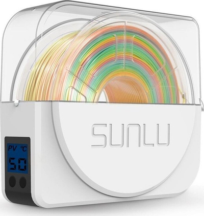 Sistem për tharje filamentesh Sunlu FilaDryer S1, për printer 3D, me temperaturë që e çon vetë, gri