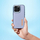 Këllëf telefoni Omni për iPhone 15 Pro Max, silikoni, mbron nga goditjet, blu