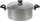 Tenxhere graniti Ballarini Ferrara, 20 cm, për induksion, me kapak