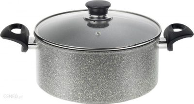 Tenxhere graniti Ballarini Ferrara, 20 cm, për induksion, me kapak