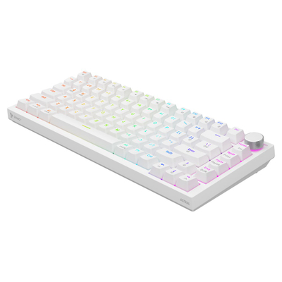 Гејминг тастатура Savio ASTRAL WHITE JADE, USB, RGB, бела