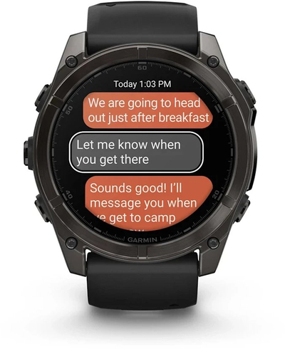 Ora inteligjente Garmin Fenix 8 AMOLED Sapphire Edition, 51mm, GPS, gri