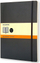 Fletore Moleskine Classic XL, 19x25 cm, me vija, e zezë