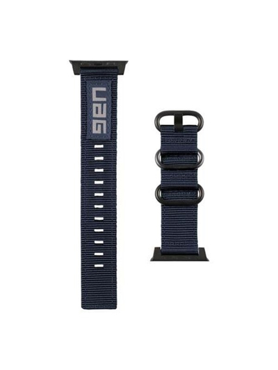 Rrip ore UAG Apple Watch Nato Strap, 42mm 44mm, material stof, blu e errët