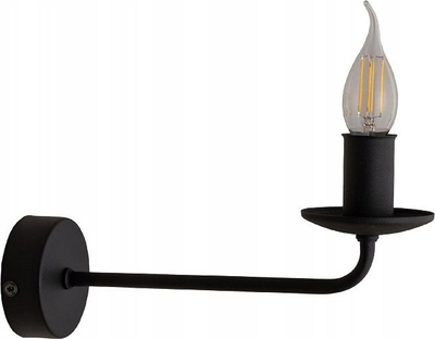 Applikator muri TK Lighting Limal 4611, bazë E14, 40W, i zi