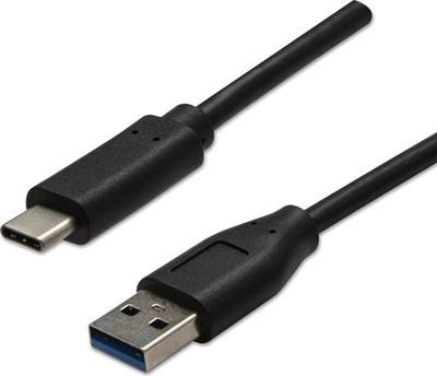 Кабел USB Neutralle USB A во USB C, 1 m, USB 3.2 Gen 2, црна