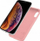Mbrojtëse silikoni për telefon Apple iPhone 11 Pro Max, e hollë, fleksibile, rozë e çelët