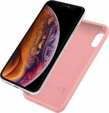 Mbrojtëse silikoni për telefon Apple iPhone 11 Pro Max, e hollë, fleksibile, rozë e çelët