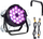 Reflektor skenik Evolights GLAZE IP65 LED PAR, 18x RGBW, për jashtë, i zi