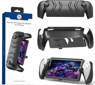 Çantë mbrojtëse JYS P5188 për PS Portal, 2 në 1 front dhe back, e zezë