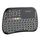 Tastierë e vogël wireless Savio KW-04, ARGB, me touchpad, e zezë