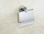 Mbajtës letre higjienike UNO 1403, me kapak, krom