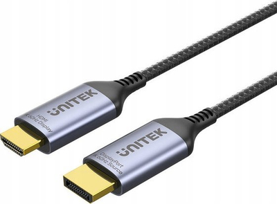 Kabllo DisplayPort në HDMI UNITEK V1610A01, 1.8m, 8K 60Hz, e zezë