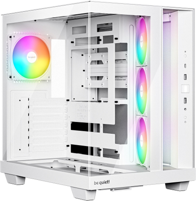 Куќиште за компјутер Be Quiet Light Base 500 LX, MIDI Tower, ATX, бело