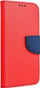 Këllëf Fancy Book për Xiaomi Redmi Note 12S, kapak me xhepa, i kuq navy blue