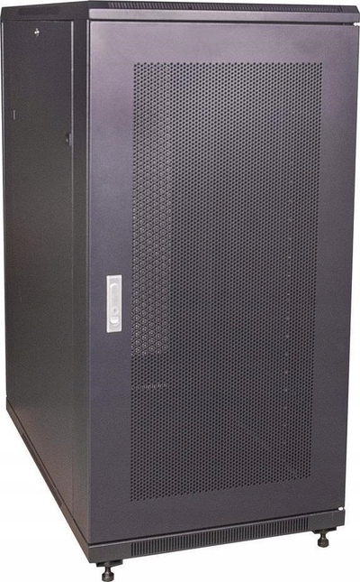 Kabinet RACK në këmbë SECURITYNET CCSS-0610-24UP, 19" 24U, 600x1000x1317 mm, i zi