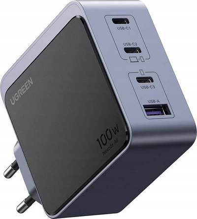 Karikues muri UGREEN Nexode S, 100W PD, GaN, i bardhë
