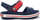 Sandale për fëmijë Crocs Crocband Jr, madhësia 20-21, blu me të kuqe