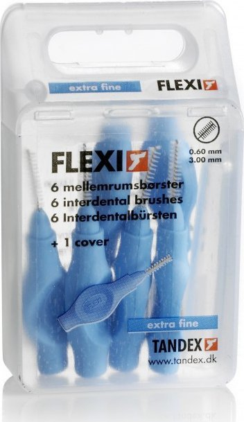Furça interdentare Tandex Proxi Aqua, 6 copë, blu