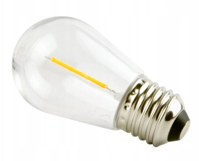 Llambë LED Blow ST45, E27, 1W, 2700K, e bardhë e ngrohtë